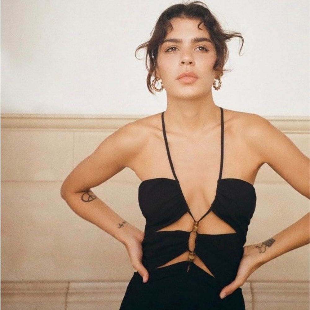 Elegant Black Women's Top